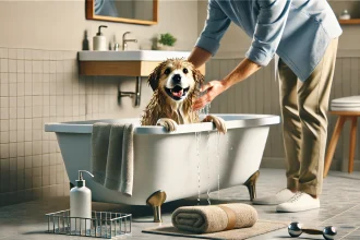 Como bañar a tu perro en casa
