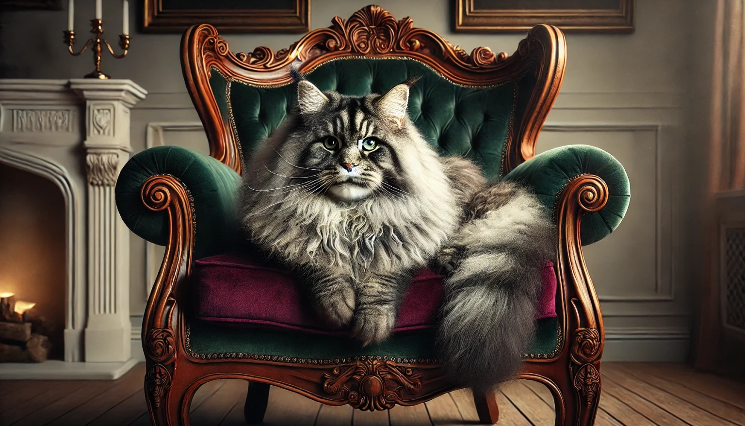 Gato Maine Coon, un gigante muy dócil.