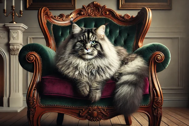 Gato Maine Coon, un gigante muy dócil.