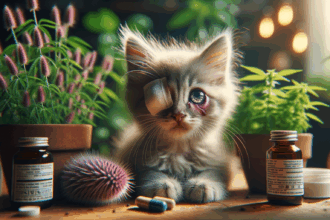 Ojos llorosos en gatos