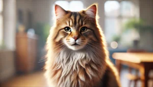 Un gato posando para mostrar la categoría de gatos en gatoyperro.com