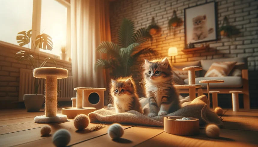 Gatos para departamentos, ideales para razas de gatos que se adaptan a espacios pequeños.